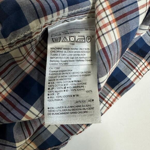 Banana Republic Camden Fit Men’s Plaid Button-Up Shirt - Size Small - Picture 4 of 9